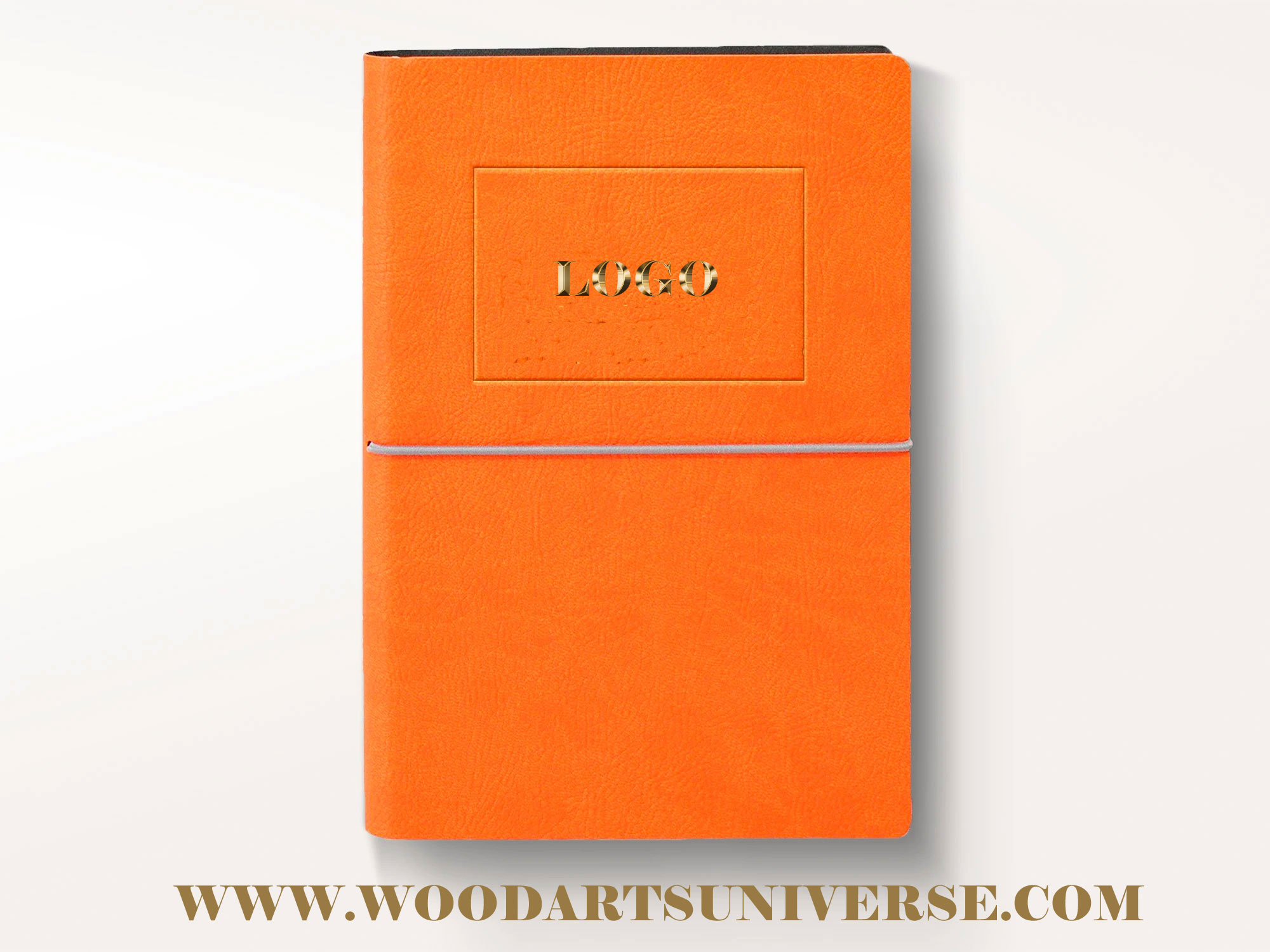 SMART LEATHER NOTEBOOK - ORANGE WAUGRWNOTES3